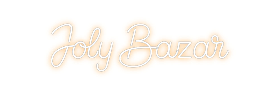 Custom Neon Sign Online Editor Joly Bazar