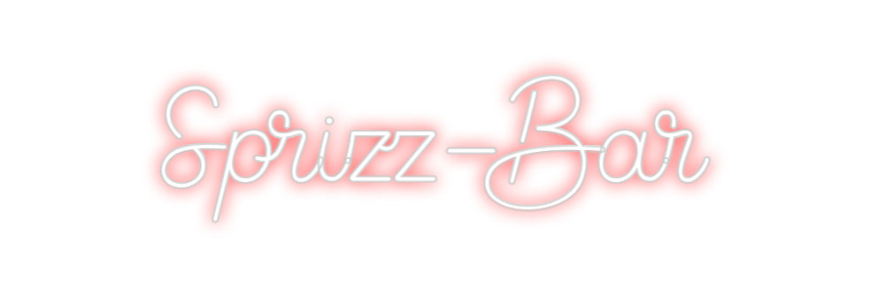 Custom Neon Sign Online Editor Sprizz-Bar