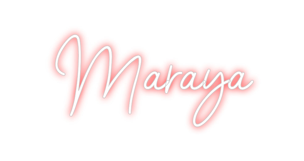 Custom Neon Sign Online Editor Maraya