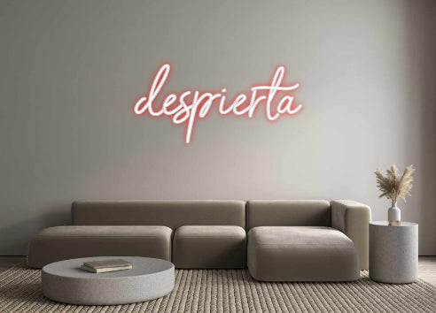 Custom Neon Sign Online Editor despierta