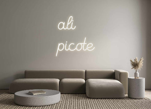 Custom Neon Sign Online Editor ali
picote