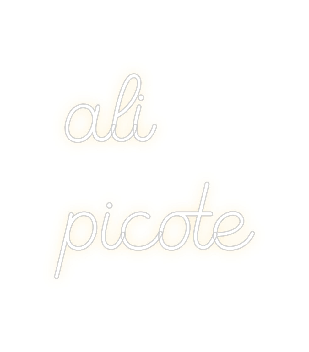 Custom Neon Sign Online Editor ali
picote
