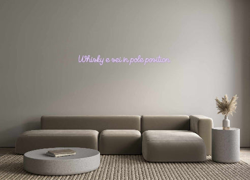 Custom Neon Sign Online Editor Whisky e sei ...