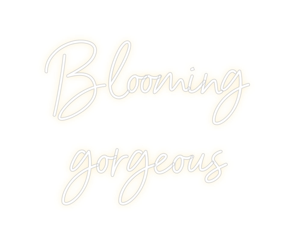 Custom Neon Sign Online Editor Blooming 
go...