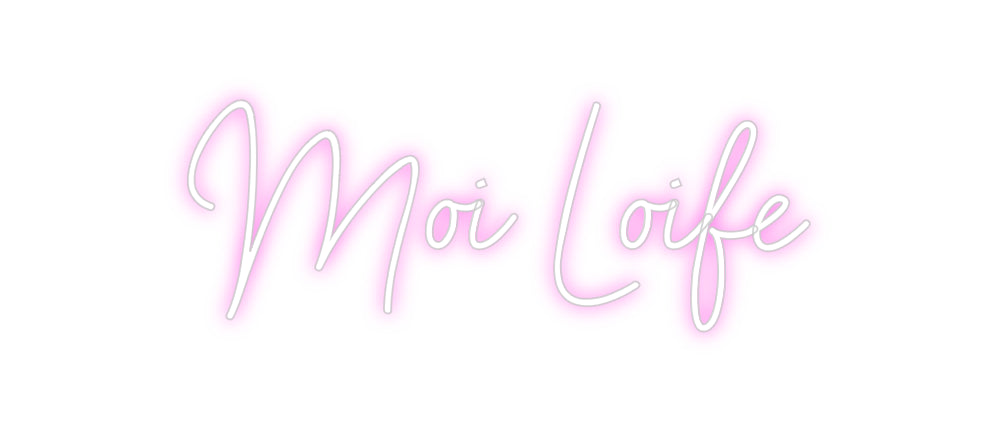 Custom Neon Sign Online Editor Moi Loife