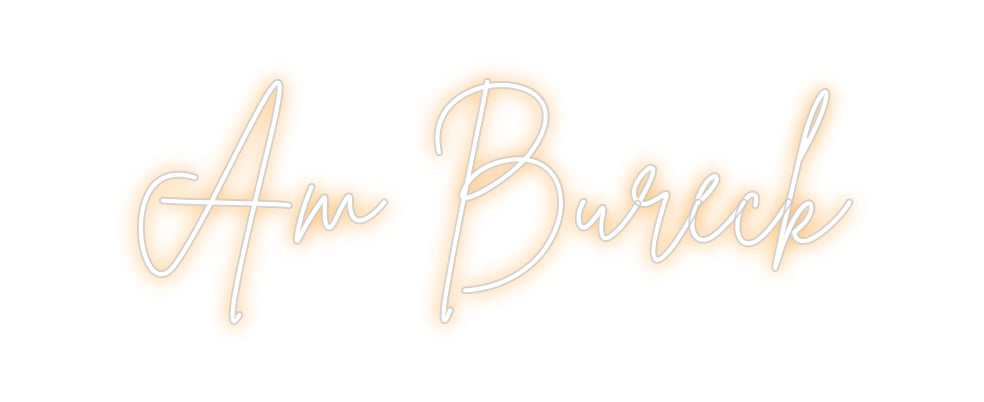 Custom Neon Sign Online Editor Am Bureck
