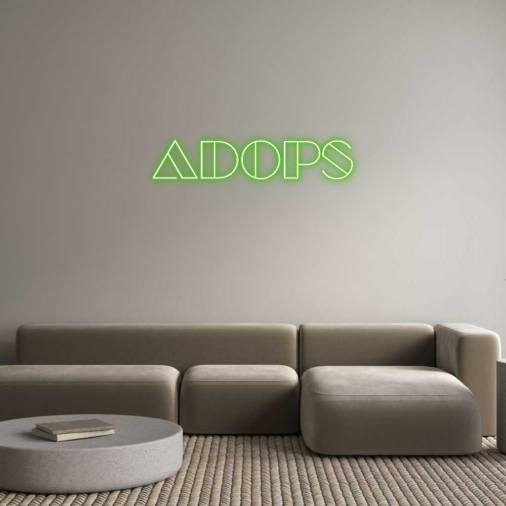 Custom Neon Sign Online Editor AdOps