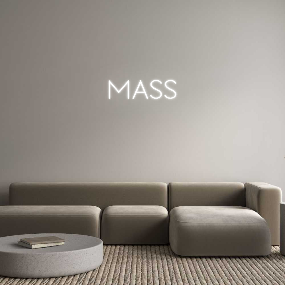 Custom Neon Sign Online Editor MASS