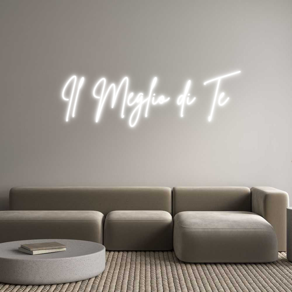 Custom Neon Sign Online Editor Il Meglio di Te