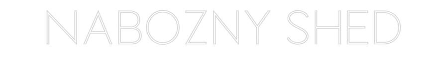 Custom Neon Sign Online Editor Nabozny shed