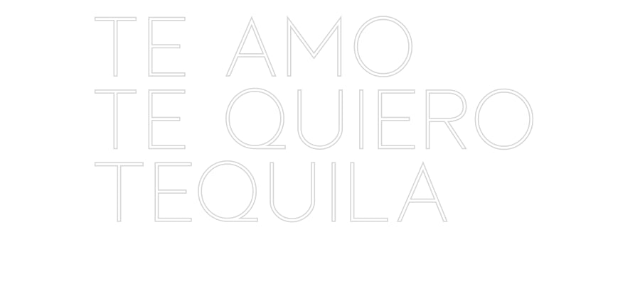 Custom Neon Sign Online Editor te amo
te qu...