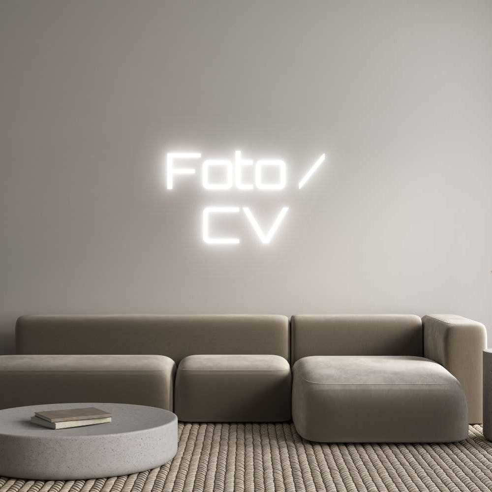 Custom Neon Sign Online Editor Foto /
CV