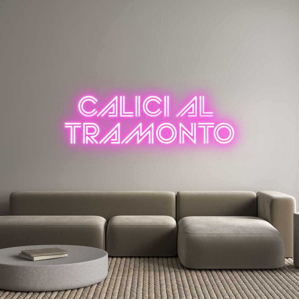 Custom Neon Sign Online Editor CALICI AL 
T...