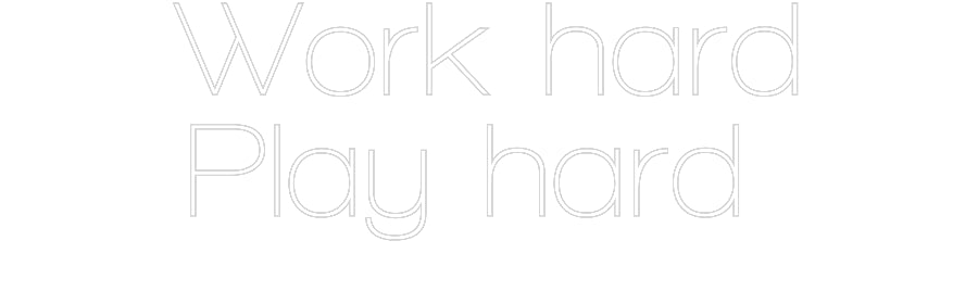 Custom Neon Sign Online Editor Work hard
Pl...