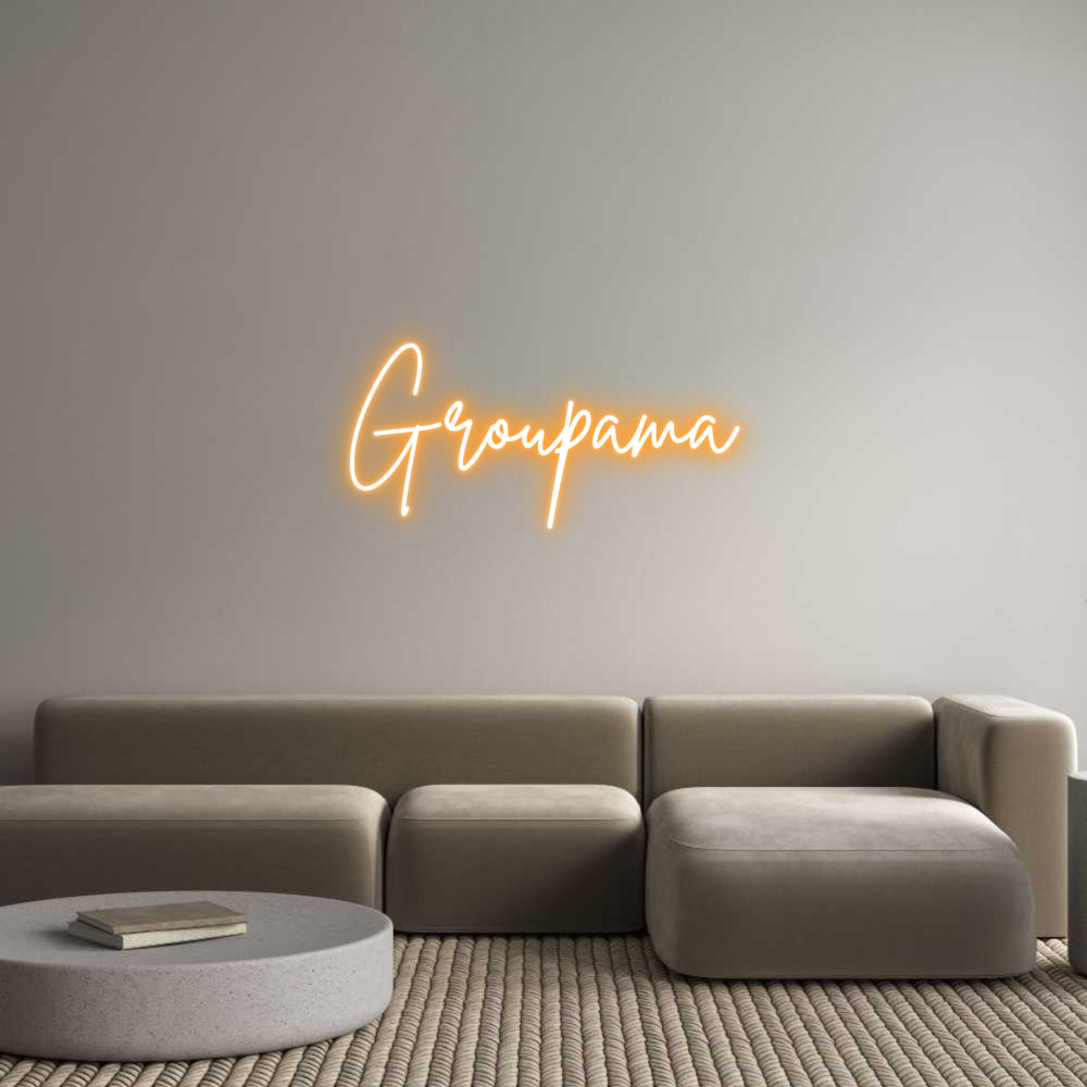 Custom Neon Sign Online Editor Groupama