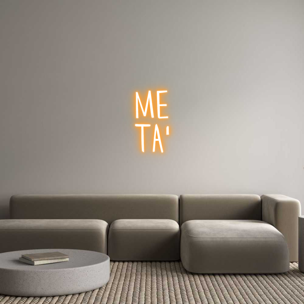 Custom Neon Sign Online Editor ME
TA'