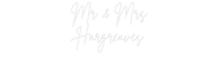 Custom Neon Sign Online Editor Mr & Mrs
Har...