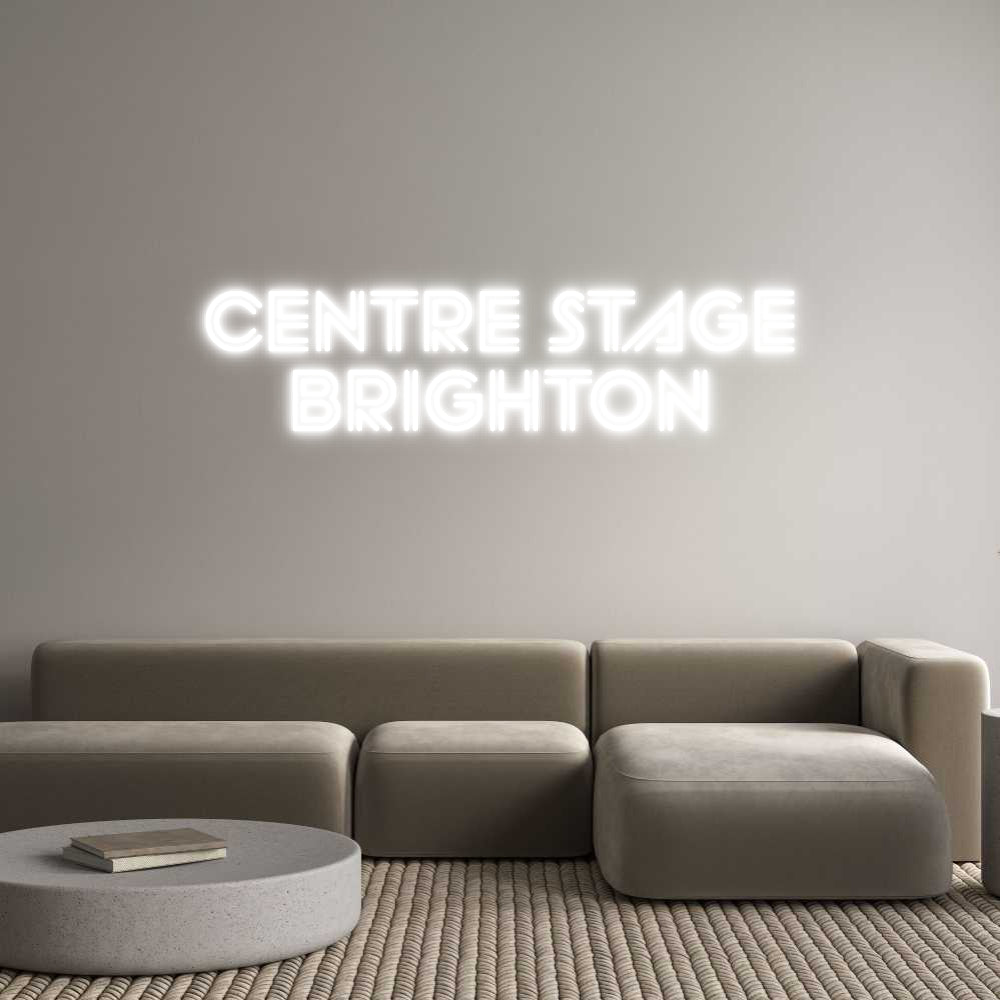 Custom Neon Sign Online Editor CENTRE STAGE
...