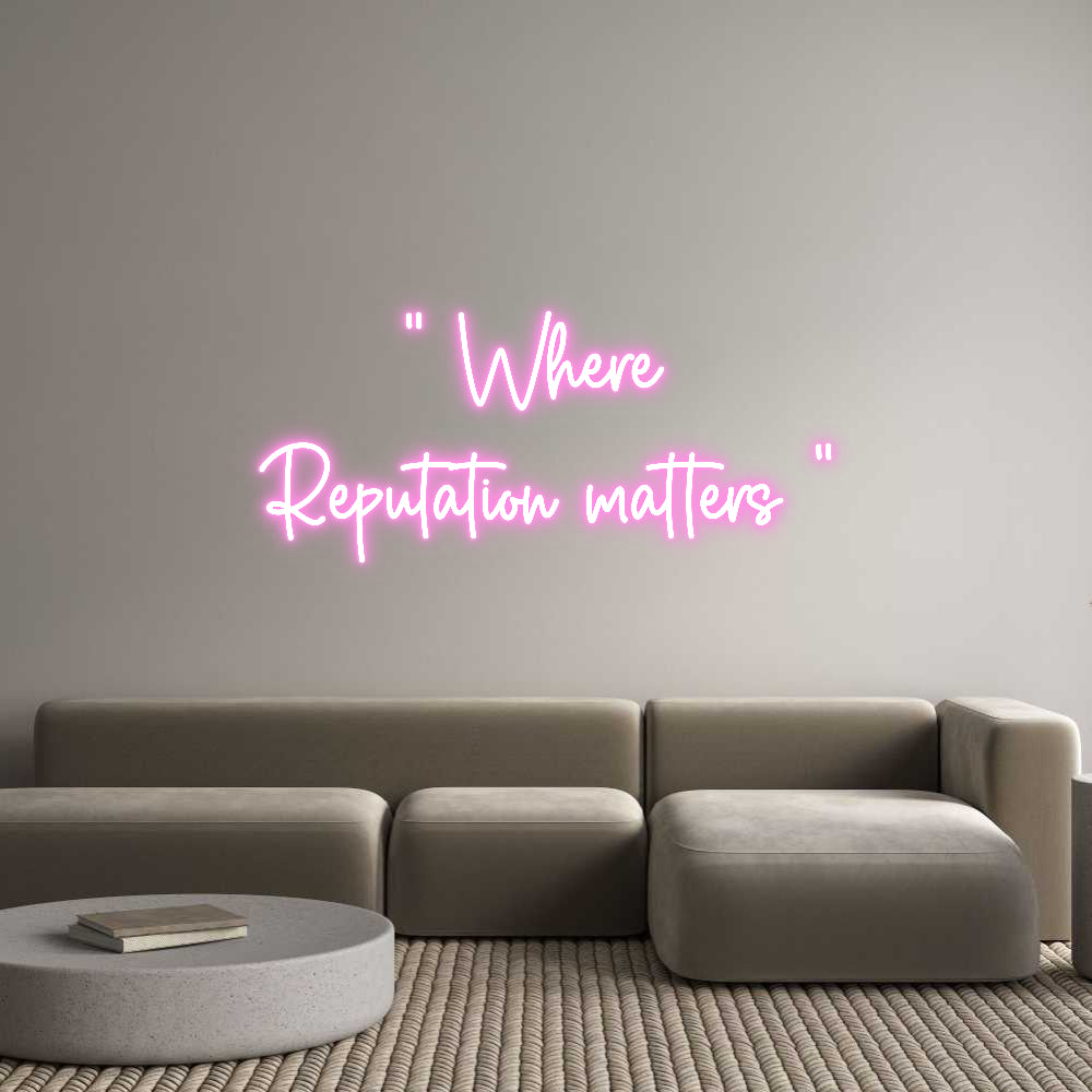 Custom Neon Sign Online Editor ” Where 
Rep...