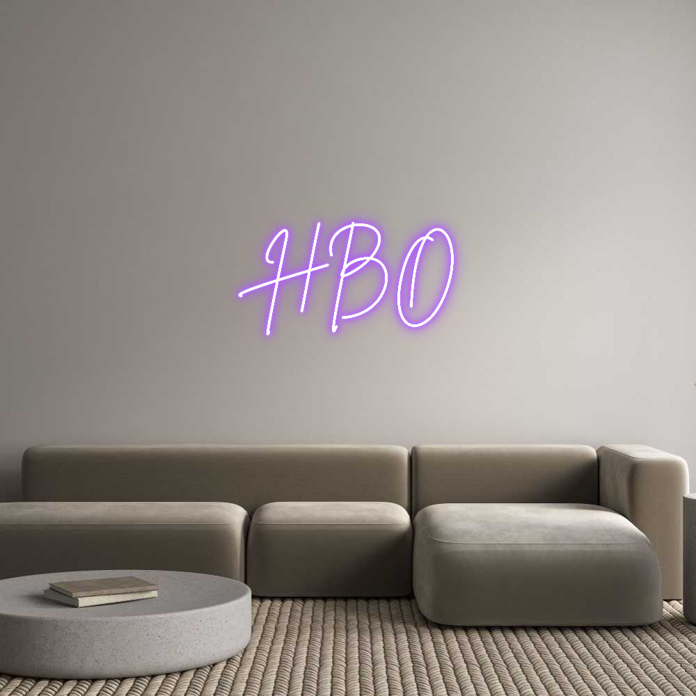 Custom Neon Sign Online Editor HBO