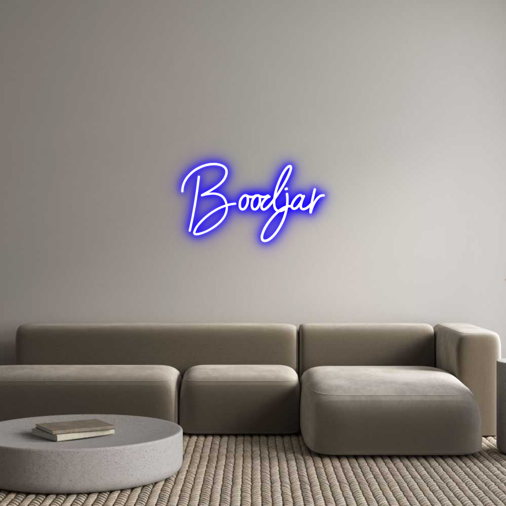 Custom Neon Sign Online Editor Boodjar