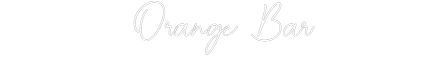 Custom Neon Sign Online Editor Orange Bar