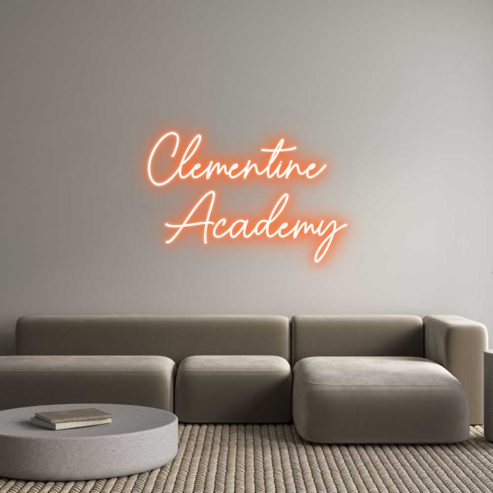 Custom Neon Sign Online Editor Clementine
 ...