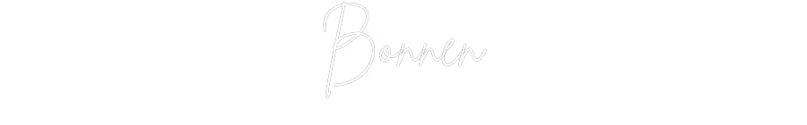 Custom Neon Sign Online Editor Bonnen