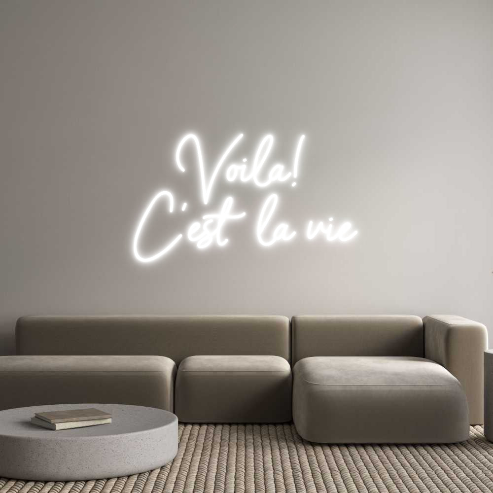 Custom Neon Sign Online Editor Voilà! 
C'es...