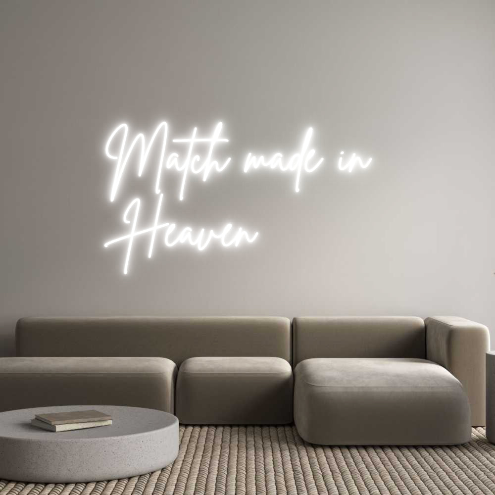 Custom Neon Sign Online Editor Match made in...