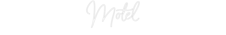 Custom Neon Sign Online Editor Motel