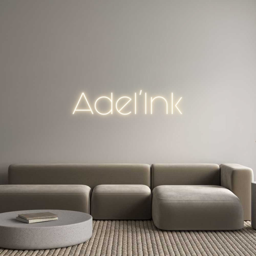 Custom Neon Sign Online Editor Adel’Ink