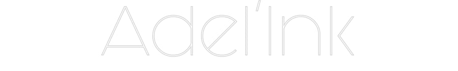 Custom Neon Sign Online Editor Adel’Ink