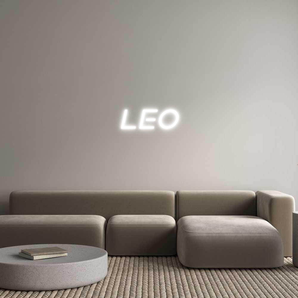 Custom Neon Sign Online Editor LEO