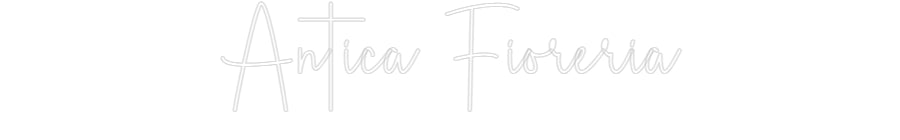 Custom Neon Sign Online Editor Antica Fioreria