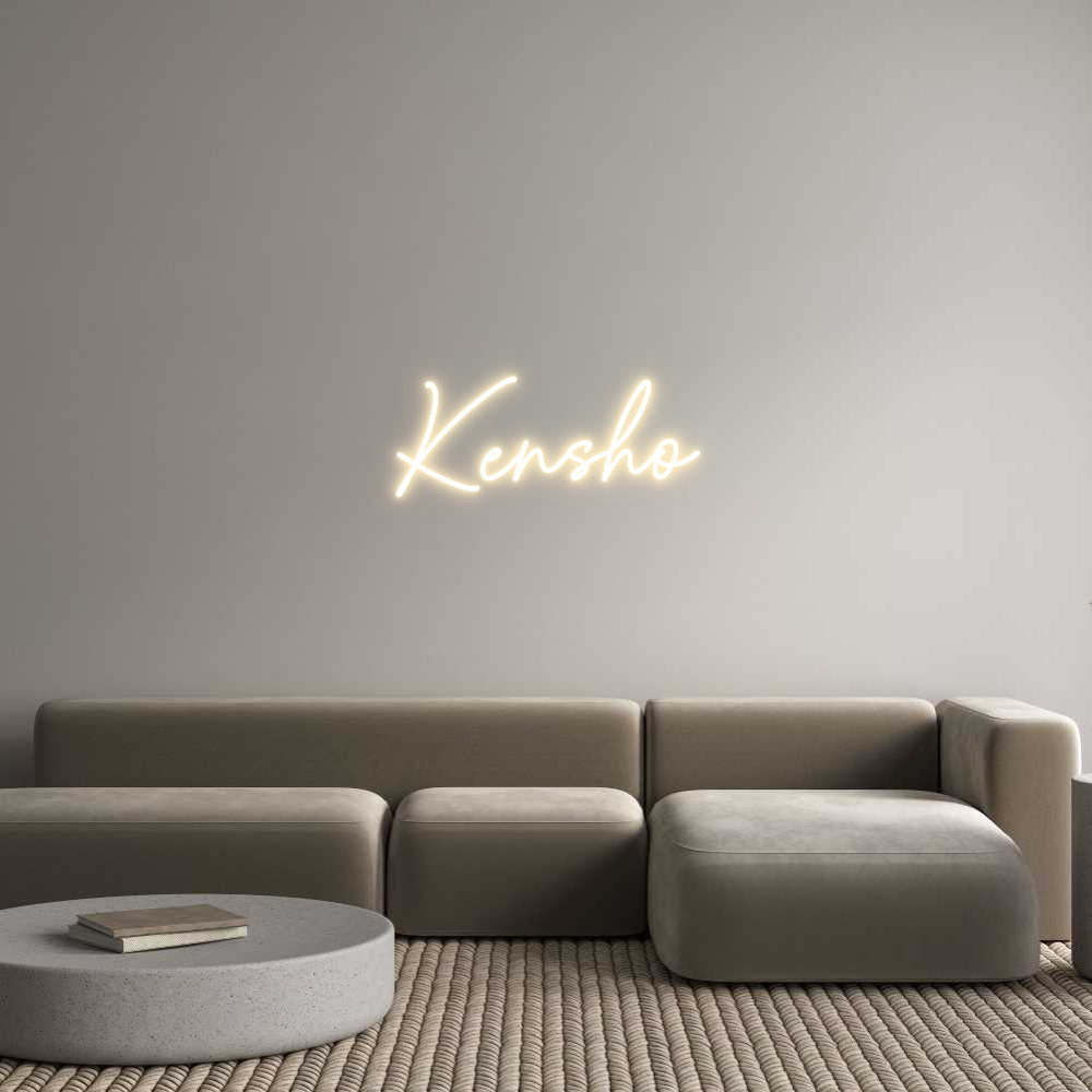 Custom Neon Sign Online Editor Kensho