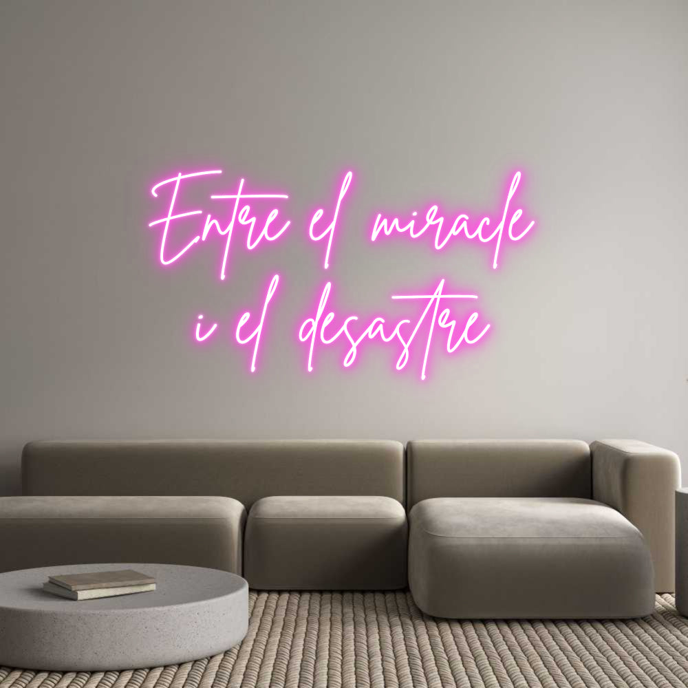 Custom Neon Sign Online Editor Entre el mira...