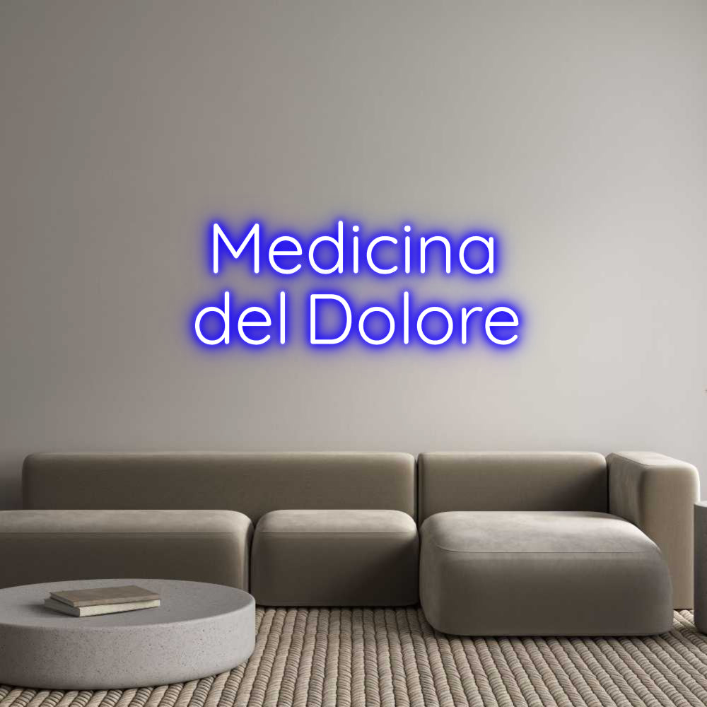 Custom Neon Sign Online Editor Medicina
del...