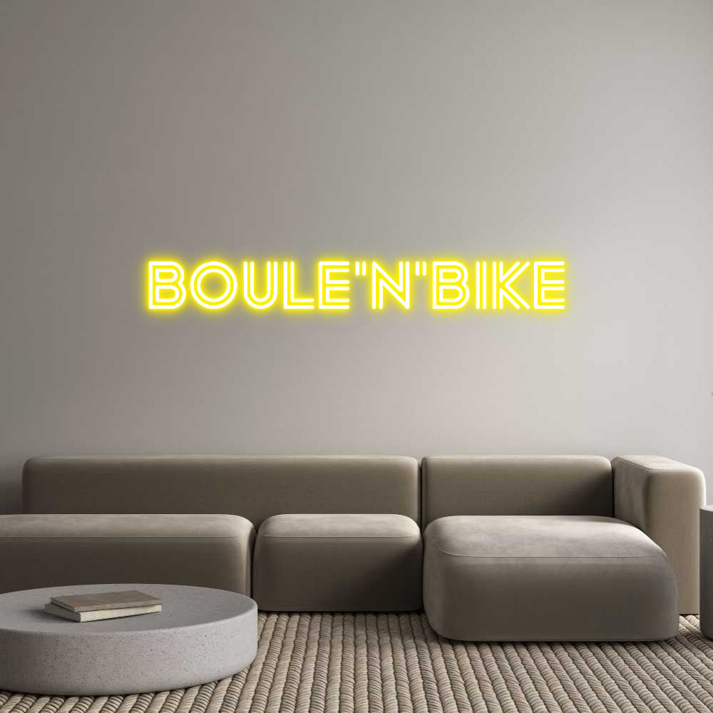 Custom Neon Sign Online Editor Boule'n'bike