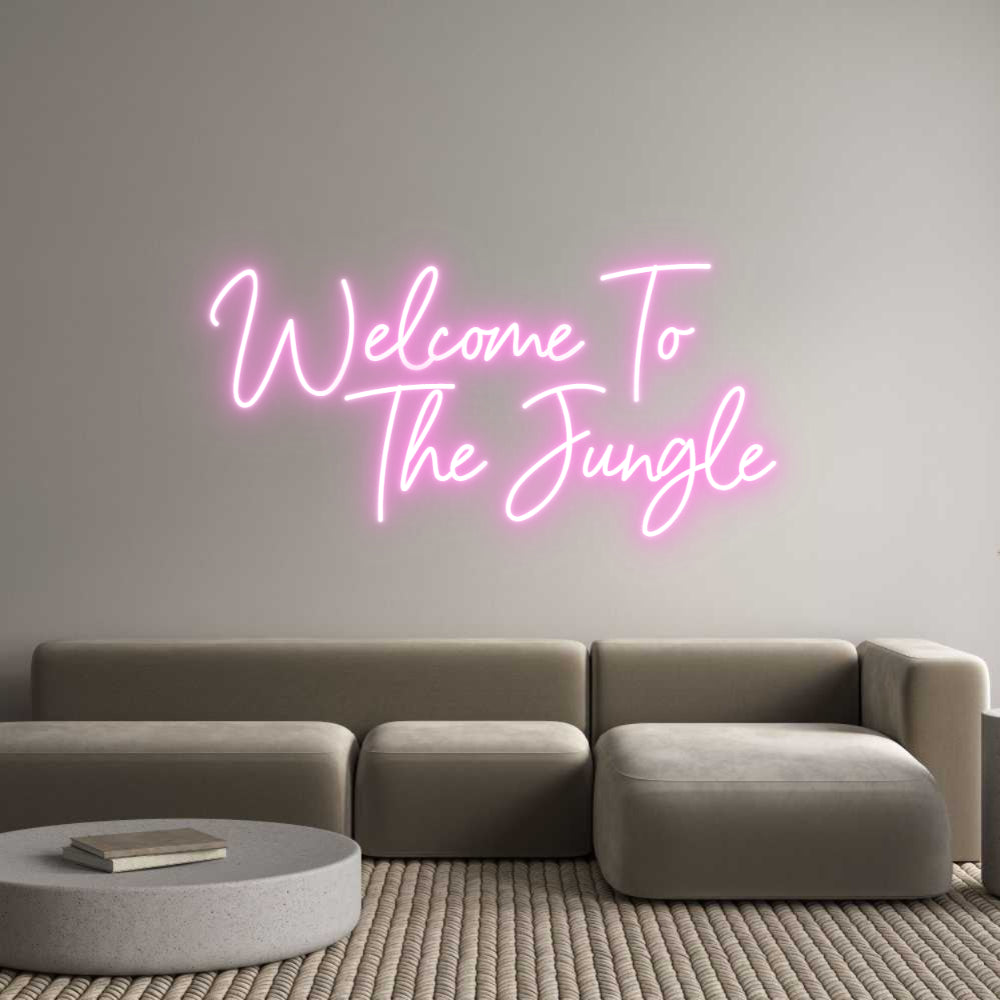 Custom Neon Sign Online Editor Welcome To
 ...