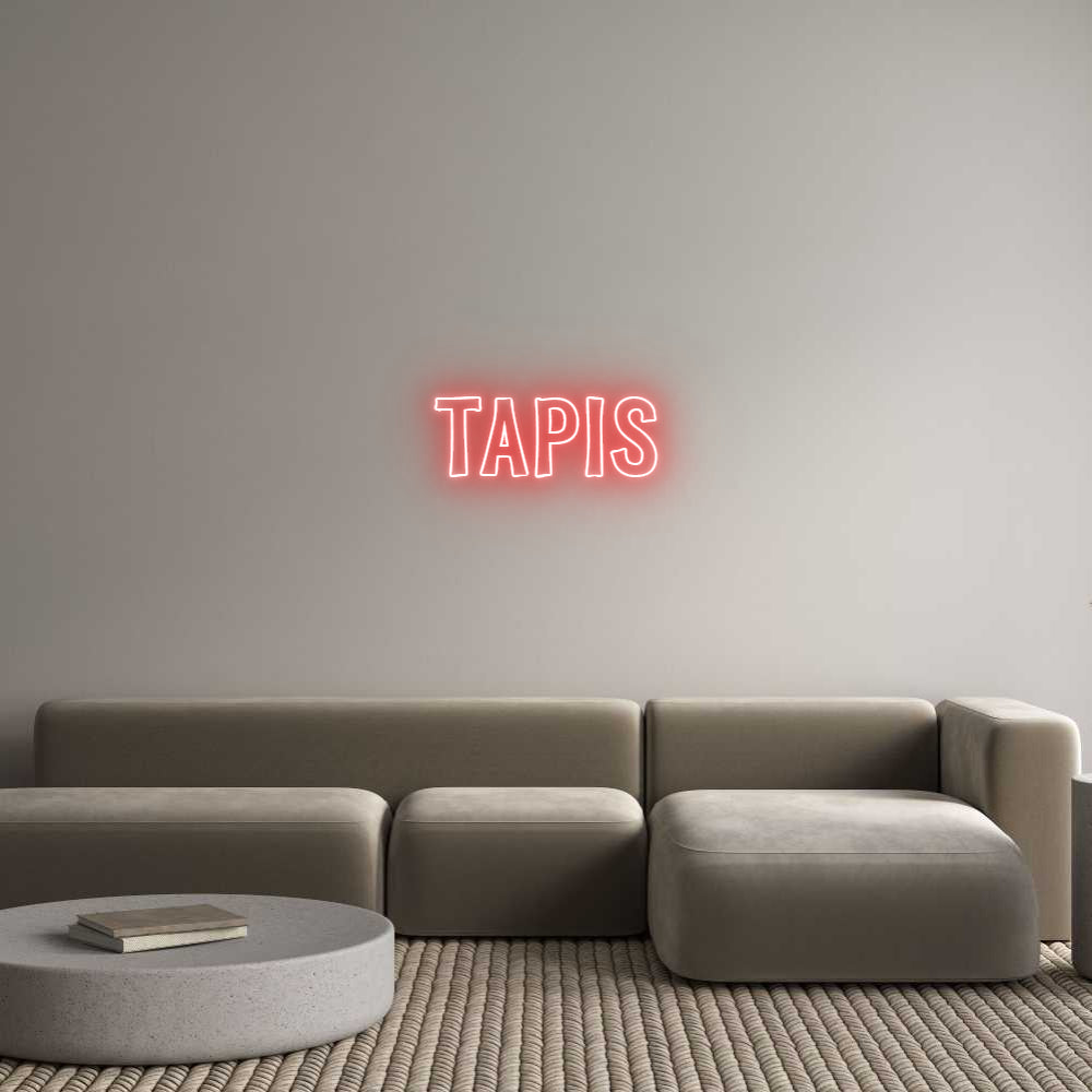 Custom Neon Sign Online Editor TAPIS