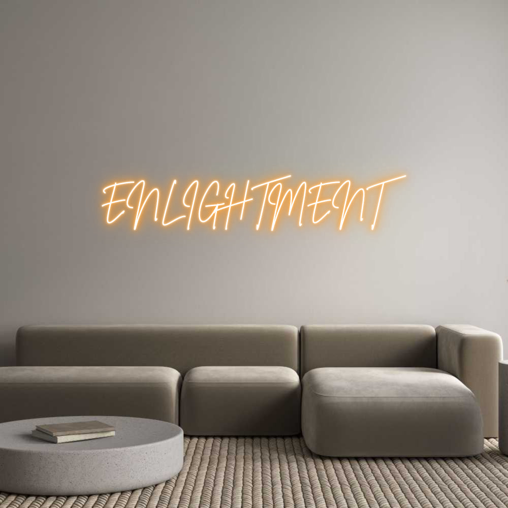 Custom Neon Sign Online Editor ENLIGHTMENT