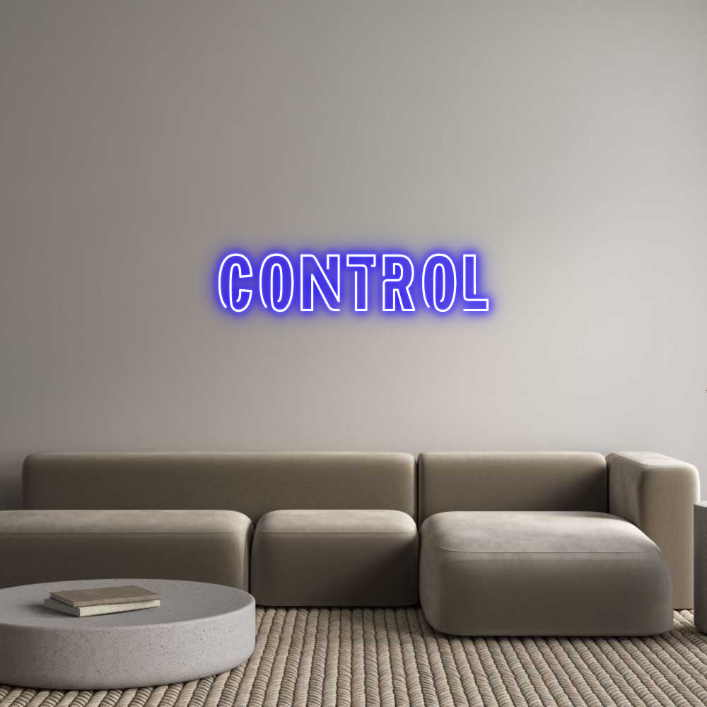 Custom Neon Sign Online Editor CONTROL