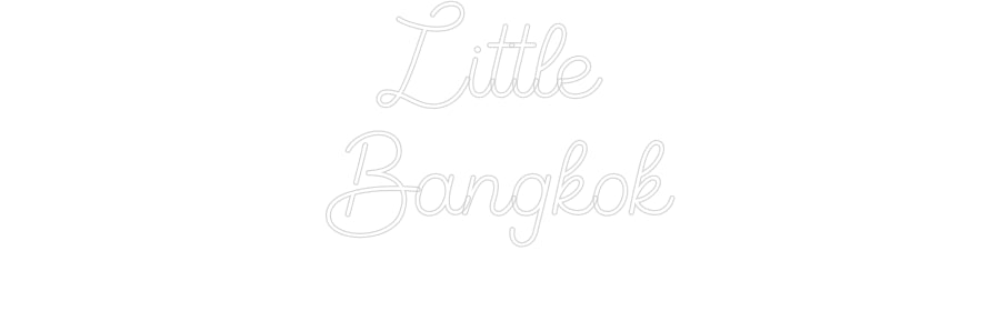 Custom Back Lit Neon Sign Online Editor Little 
Bang...