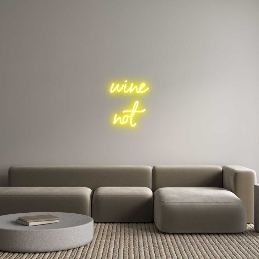 Custom Neon Sign Online Editor wine
not