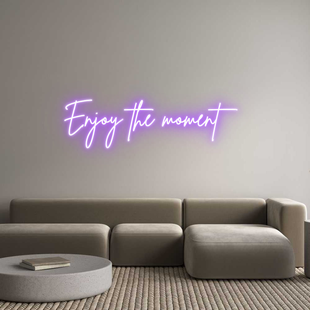 Custom Neon Sign Online Editor Enjoy the mom...