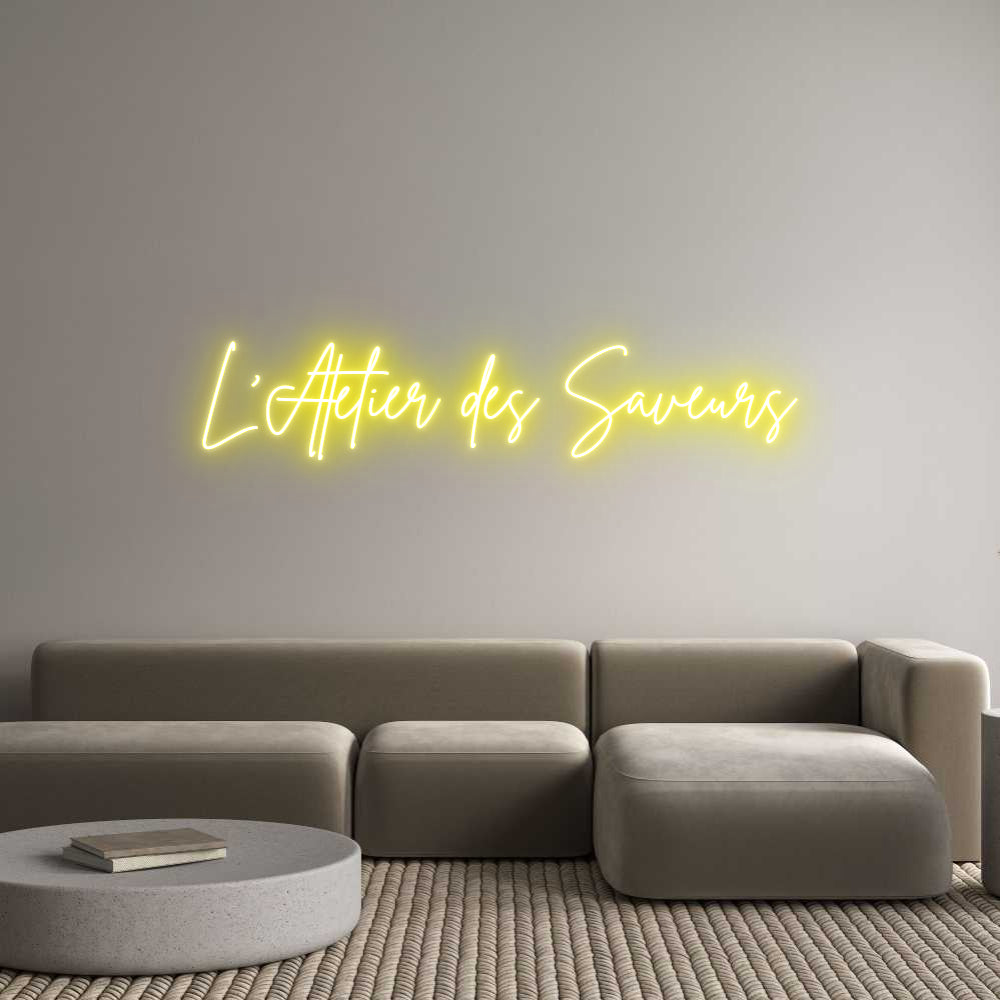Custom Neon Sign Online Editor L'Atelier des...