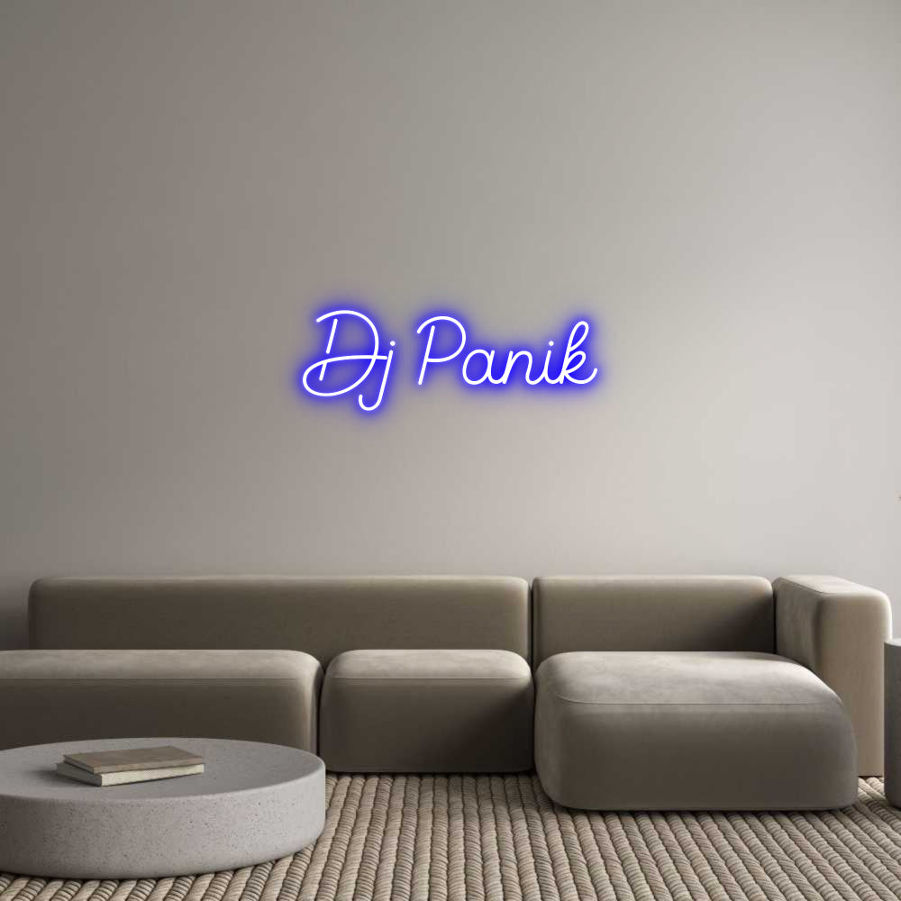 Custom Neon Sign Online Editor Dj Panik