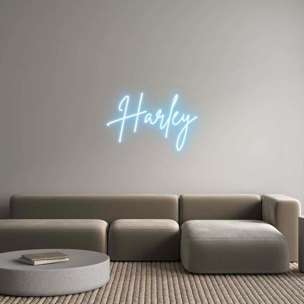 Custom Neon Sign Online Editor Harley