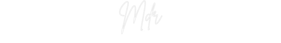 Custom Neon Sign Online Editor Mdr